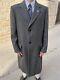 1960s Vintage Handtailored Bespoke All Worsted Wool Classic Suit Over Coat 40r