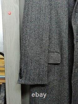 1960s vintage handtailored bespoke all worsted wool classic Suit over coat 40R