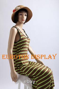 2 Wigs Free Sitting Modern Chic SF-06 Female Mannequin New
