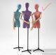 4 Multi Color Articulated Tailors Dummy With Stand Luxury Velvet Tailors Dummyy