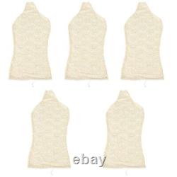 5 Pack Dress Female Form The Mannequin Cloth Cover Tailor's Model Classic Color