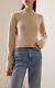 $600 Nwt Extreme Cashmere Cherie Beige 100% Cashmere Crewneck Sweater, One Size