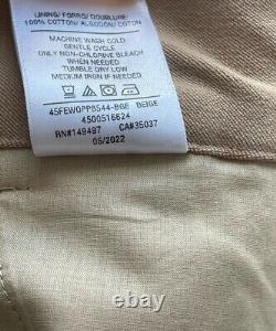 Anthropologie Favorite Daughter Pants Beige Tailored Preppy Wide Leg Sz 12 P