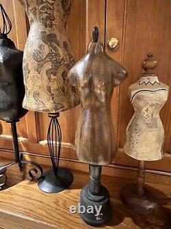 Antique Female Mannequins Tailor Dummy Dressmaker Display Dolls Collection