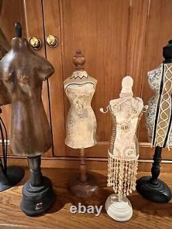 Antique Female Mannequins Tailor Dummy Dressmaker Display Dolls Collection