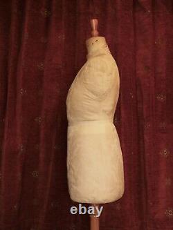 Antique Vintage Dress Form, Mannequin, Tailors Dummy, Costume Display Stand