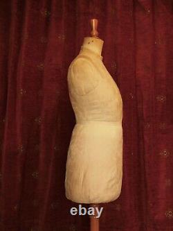 Antique Vintage Dress Form, Mannequin, Tailors Dummy, Costume Display Stand