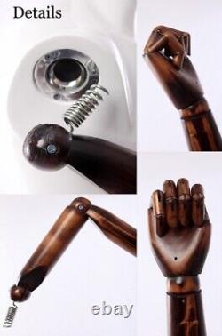 B12-G Female Tailor's Dummy Wood Poor Hand Adjustable Substance-Related Torso