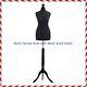 Black Female Tailors Mannequin Display Dummy For Dressmakers Size 8/10 Or 10/12