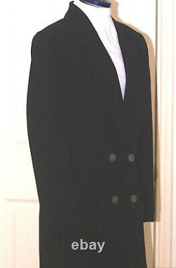 Black Tailored Jacket Female Size 12 Made In Italy Worn With Jeans Quality Craft