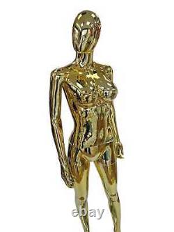 Brand New Gold Full Body Mannequin Shop Window Display Dummy Tailors Dressmaker