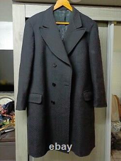 Classic vintage bespoke handtailored 1960s all worsted db Suit over coat 40R