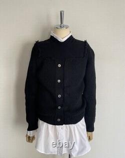 Comme Des Garcons Layered Black Sweaters Tops AD2007