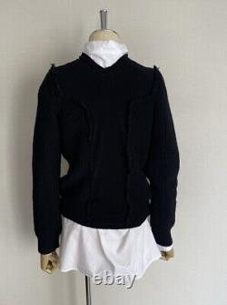 Comme Des Garcons Layered Black Sweaters Tops AD2007