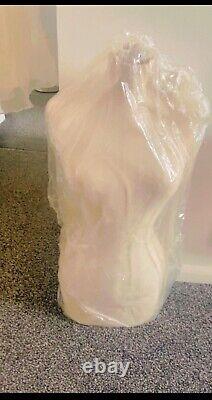 Cream Female Tailors Dummy Size 20/22 Retail Torso Display Dressmakers Dummy