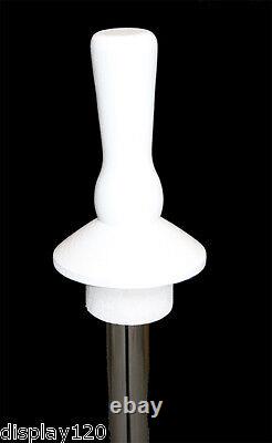 DELUXE Size 10 Female Dressmakers Dummy Mannequin Tailor CREAM Bust WHITE Stand