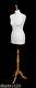 Deluxe Size 12 Female Dressmakers Dummy Mannequin Tailor Cream Bust Beech Stand