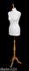 Deluxe Size 12 Female Dressmakers Dummy Mannequin Tailor White Bust Beech Stand
