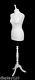 Deluxe Size 12 Female Dressmakers Dummy Mannequin Tailor White Bust White Stand