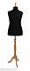 Deluxe Size 18 Female Dressmakers Dummy Mannequin Tailor Black Bust Beech Stand