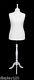 Deluxe Size 18 Female Dressmakers Dummy Mannequin Tailor Cream Bust White Stand