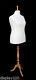 Deluxe Size 18 Female Dressmakers Dummy Mannequin Tailor White Bust Beech Stand