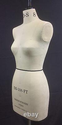 Design-Surgery Mannequin, Florence, Tailors Dummy, Draping Body Stand, Size 8