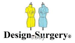 Design-Surgery Mannequin Penelope DS-110-FCA Size10 Tailors Dummy Draping Stand