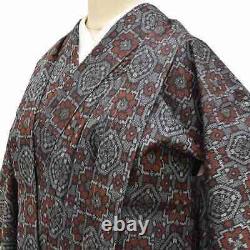 Ensemble Female Kimono Haori Oshima Tsumugi Pure Silk Tailored Rr1666B