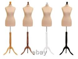Female Dressmaking Mannequin Tailors Dummy 4 Sizes Dressmakers Bust Model NEW