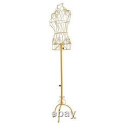 Female Mannequin Adjustable Height Torso Upper Body for Tailor Shop Display