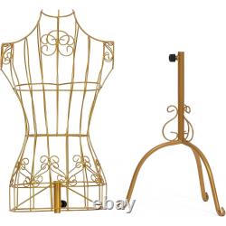 Female Mannequin Adjustable Height Torso Upper Body for Tailor Shop Display