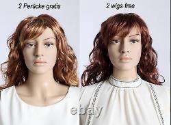 Female Mannequin Large Breasts 96Cm SF-24 2 Wigs Free Skin Color