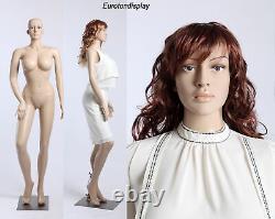 Female Mannequin Large Breasts 96Cm SF-24 2 Wigs Free Skin Color