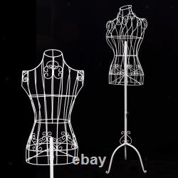 Female Mannequin Torso Half Body Model Metal Doll Tailor's Dummy for Dressmakers