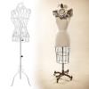 Female Mannequin With Tripod Base Torso Half Body For Store Tailors Display