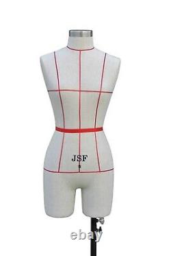 Female Professional Dress Form Sewing Dummy Dressmaker Display Tailors 8 10 12