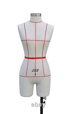 Female Professional Sewing Dress Form Dressmaker Tailors Mannequin 8 10 12