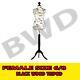 Female Size 6/8 Floral Dressmakers Tailors Dummy Mannequin Black Tripod Stand