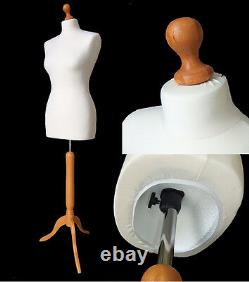 Female Tailors Dummy Cream Dressmakers Fashion Students Mannequin Display Bust