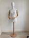 Female Display Mannequin/tailor's Dummy With Wooden Articulated Arms