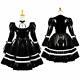 French Maid Sexy Girl Sissy Pvc Lockable Dress Cosplay Costume Cd/tv Tailor-made