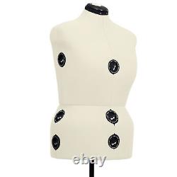 GuyAna Adjustable Dress Form Female L Size 44-50, Female Tailors Dummy H6V3