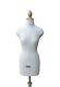 Half Scale Mini Mannequin Dress Tailors Dummy Draping Stand Black And Beige