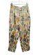 Hayley Menzies Shimmering Bonita Silk Jacquard Tailored Trousers Size Small