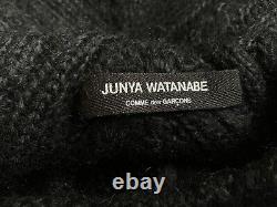Junya Watanabe Comme Des Garcons Black Mohair Mix Cape Poncho Vintage