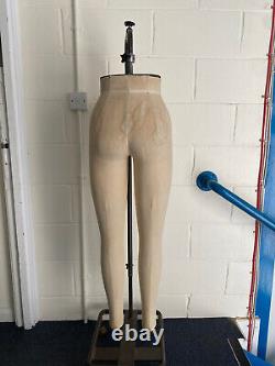 Kennett And Lindsell dummy Professional Tailors Female Legs UK Size 12