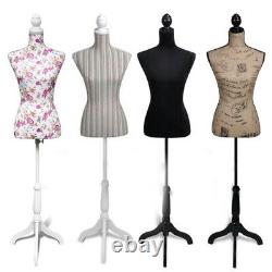 Ladies Bust Display Female Mannequin Form Tailors Dress Making Sewing Dummy Shop