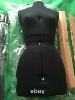 Lady Valet Adjustoform Tailor Dummy size Small, with accessories Black Fabric