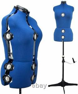 Mannequin Dummy Dressmaker Adjustable Form with 13 Dials for Sewing, Tailors